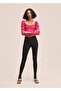 Puff Sleeve Short Blouse - 2