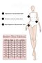 Women's Black Eyelet Vertical Stripe Front Skirt Asymmetrical Blouse - 6