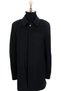 617 Men's Black Baby Collar Oversized Coat