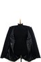 617 Men's Black Baby Collar Oversized Coat - 4