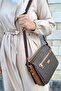 Women's Brown Brown Bag Wallet Set Tm1127 - 2