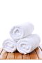 3 Pieces White Color Bath Towels