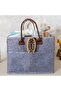 Gray 3-Eye Felt Leather Baby Care Set - 3