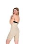 Women's Agraphed High Waist Long Leg Tan Corset 2215 - 2