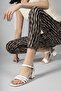 White Women's Heeled Sandals0012355 - 6