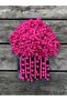Fuchsia Ribbon Pompom 5 Meters – Decorative Ribbon, Stylish Design, Women's Accessory – Decorative Ribbon - 2