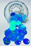 Beads Assortment Blue Janjan Booties and Bag Flake 20 mm – Beads, Stylish Design, Women's Accessory – B - 4