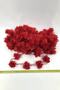 Red Laser Cut Rose Decoration Packaging Material Organza Fabric Artificial Flower 12 Pieces Rose – Decorat - 8