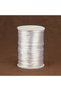 White Colored Satin Thread Price Is for 10 Meters – Embroidery Thread, Stylish Design, Women's Accessory - 2