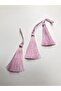 Decorative Ribbon Baby Pink Single Tassel 10 Pieces 7 cm – Decorative Ribbon, Stylish Design, Women's Accessory - 2
