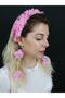 Pink Laser Cut Flower Crown with Earrings Crown Organization Henna Crown Bride Crown Maternity Crown - 8