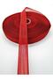 Red Linen Ribbon 2.5 cm 1 Meter – Special Design, Accessory, Quality Production, Eye-Catching Style – Ku - 2