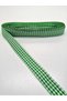 Green Checkered Taffeta Ribbon 1.5 cm 1 Meter – Ribbon, Stylish Design, Women's Accessory – Ribbon - 8