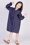 Eva Navy Blue Practical Trend Children's Raincoat Unisex 8- 12 Years - 2