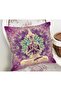 Decorative Cushion Cushion Cover with Colorful Far Eastern Balance Icon Digital Printed on White Background - 2