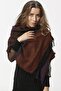 Women's Brown Shawl - 3