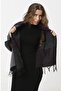 Women's Gray Shawl - 4