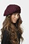22 Painter Knitwear Knitted Beret - Purple - 3