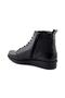 2102 Genuine Leather Women's Boots-Black - 3