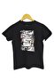 Kids Black Knitted T-Shirt Naruta Anime Digital Printed