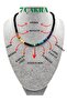 Certified Natural Stone 7 Chakra Onyx Hematite Stone Design Necklace - 2