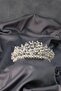 Aren Bridal Henna Crown with Crystal Beads - 2
