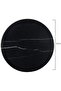 Nero Marquina - Black Round Marble Presentation Tray | 30cm | - 3