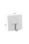 25 Pieces Self Adhesive Transparent Hanger Metal Hook Hanger - 5