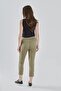 Women's Skinny Short Pants 30046 Khaki - 3
