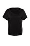 Black Window/Cut Out Detailed 100% Cotton Knitted T-Shirt Tbbss22Bf00001 - 7