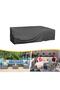 Black Waterproof Sofa and Table Set - Chair Protector, 200X160X80 Tarpaulin - 2