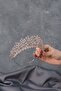 Aren Bridal Henna Crown with Crystal Beads - 3