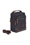 2030 Canvas (Cotton) Fabric Men's Hand and Shoulder Strap Bag Black - 2