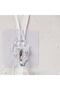 25 Pieces Self Adhesive Transparent Hanger Metal Hook Hanger - 6