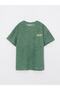 Crew Neck Embroidery Detailed Short Sleeve Boys' T-Shirt and Shorts - 2