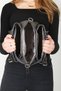 Jn-802 G-crocodile Women's Handbag Ladies Crossbody Bag Gray - 5