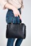 Dm1242& Bag with Hand and Shoulder Strap Black - 2