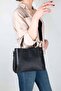 Dm1242& Bag with Hand and Shoulder Strap Black - 5