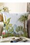 Colorful Tropical Leaf & Animals Special Designed Raschel Knitted Pillow Throw Pillow Cover