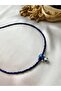 Murano Glass Turtle Navy Blue Beaded Women's Necklace