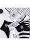 Women's Black and White Cow Pattern Special Design Socks Set 10 Pairs - 3