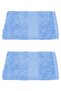 2 Pieces Blue Color Bath Towels - 2