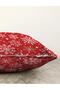 Christmas Themed Snowflakes Special Design Raschel Knitted Pillow Throw Pillow Cover - 3