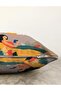 Colorful Special Design Women's Figured Raschel Knitted Pillow Throw Pillow Cover - 3