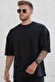 Anime Guts Berserk Printed Oversize Unisex Black T-shirt - 3