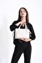 Women's Monogram Printed Handbag 2066 Cream - 5