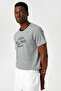 Men's Gray Striped T-Shirt 2SAM11238HK