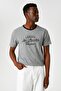Men's Gray Striped T-Shirt 2SAM11238HK - 2