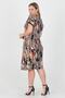 Women's Flexible Fabric Large Size Viscose Dress with Pockets Aysl20 - 6
