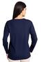 Special for Mother's Day Women's Lycra Collar Plain Patterned Mother's Combed Cotton Blouse - 2